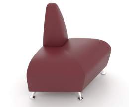 Диван Интер хром наружный угловой модуль 90 градусов